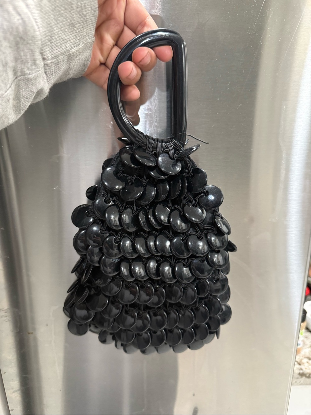 Vintage Shell Beaded Mini Bag